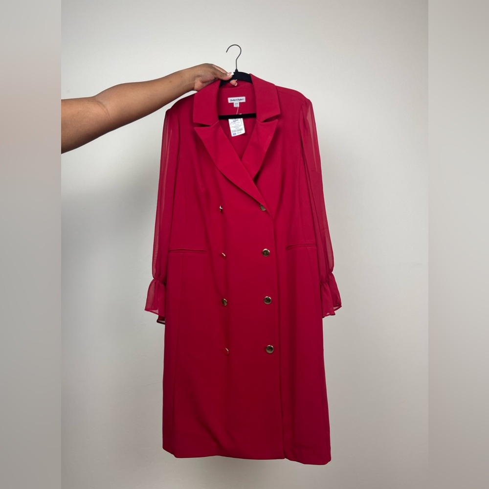 Red Blazer Dress
